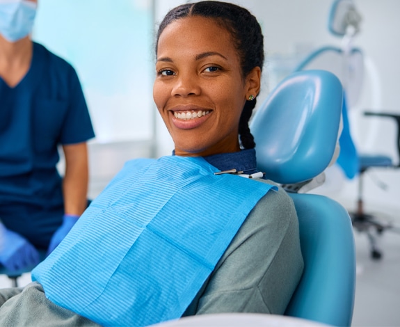 Client at Pearl Dentistry of Butler 